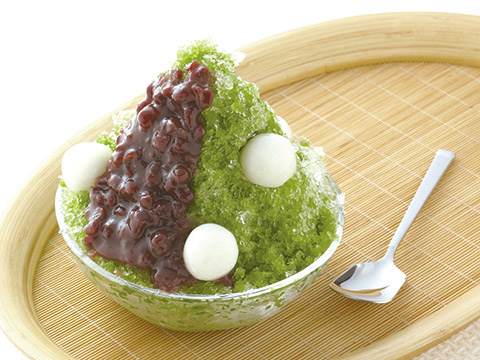 本店限定 宇治金時 白玉・バニラアイス入り ／ 白玉入り