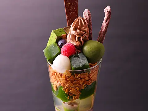 抹茶チョコレートパフェ