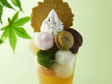 新茶パフェ