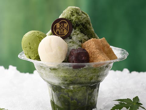 清水ふわふわ抹茶かき氷