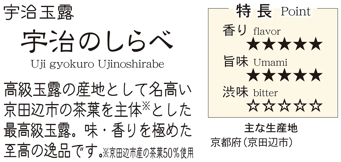 高級玉露 宇治のしらべ