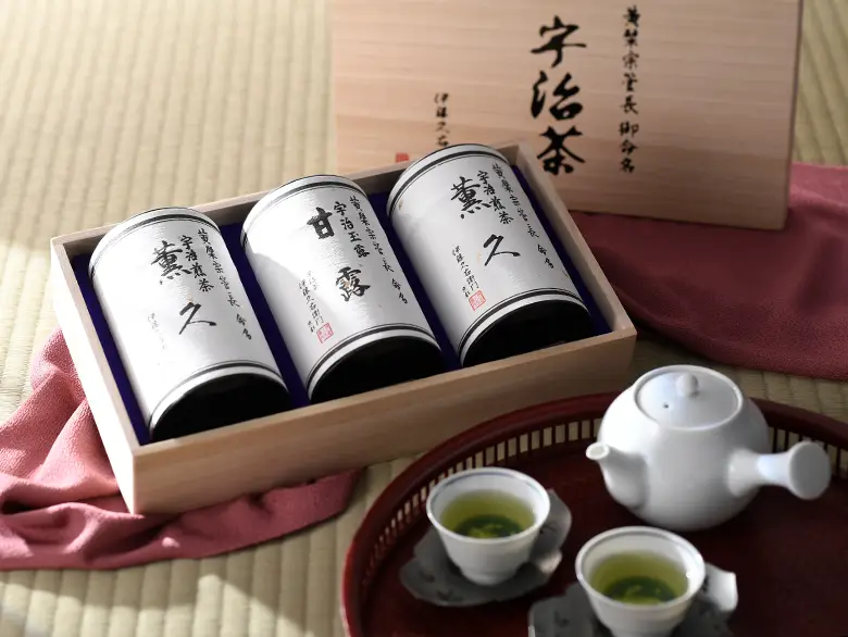 木箱詰め 銘茶セット KSS-A（薫久85g缶×2・甘露80g缶）【送料無料