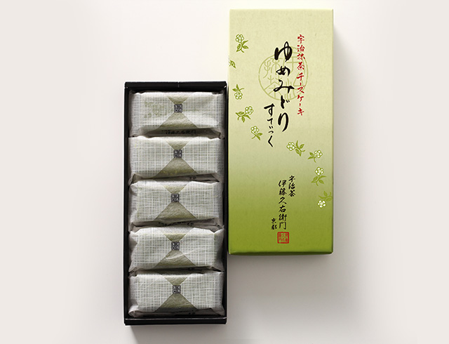 宇治抹茶チーズケーキ ゆめみどり すてぃっく 5個入 スティック チーズケーキバー Www 095003 伊藤久右衛門 公式オンラインショップ