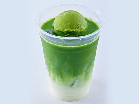 アイス/抹茶いちごラテ