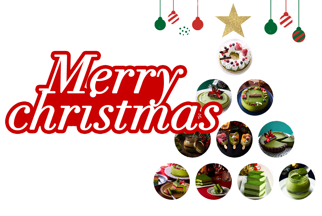 伊藤久右衛門の思わずウキウキするケーキやスイーツで楽しく素敵なクリスマスパーティを♪